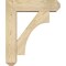 Ekena Millwork Westlake Craftsman Rough Sawn Bracket w/ Offset Brace, Douglas Fir, 6"W x 20"D x 24"H BKT0604X20X24WTL04RDF - alternate 2